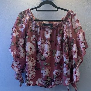 Floral Off the Shoulder Top